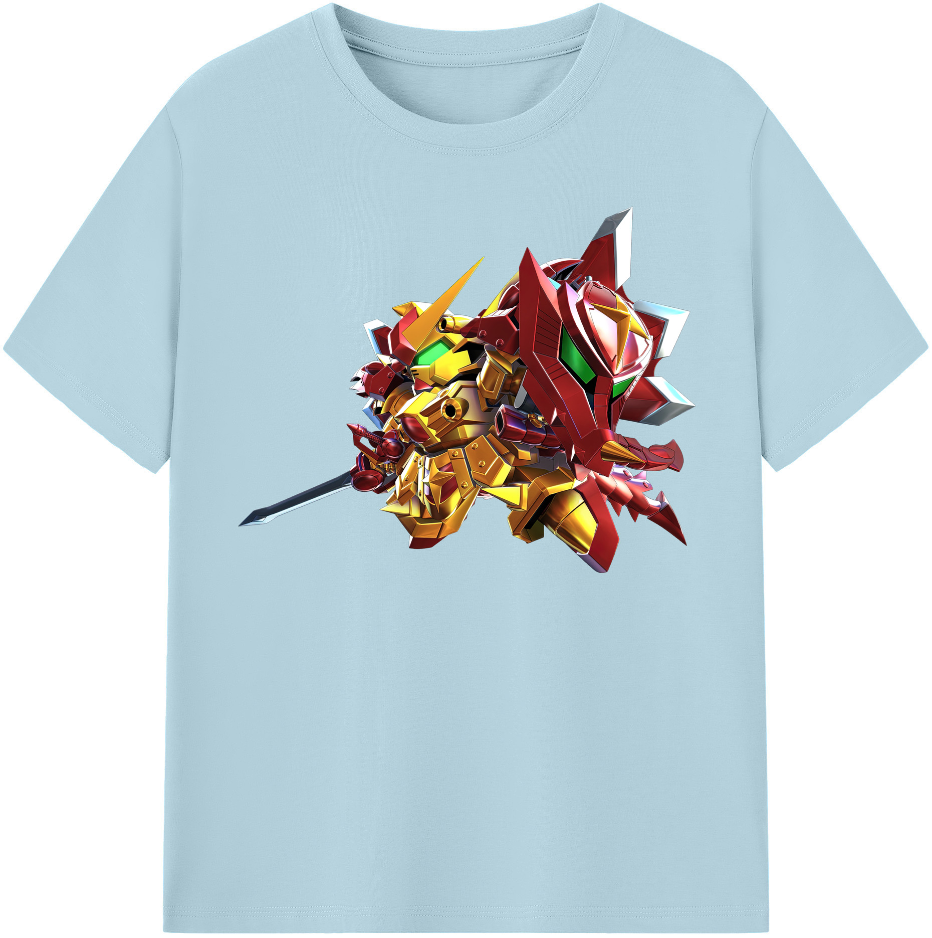 （画像用） 機動戦士ガンダム Mobile Suit Gundam 綿100％半袖Tシャツ（フロントプリント）